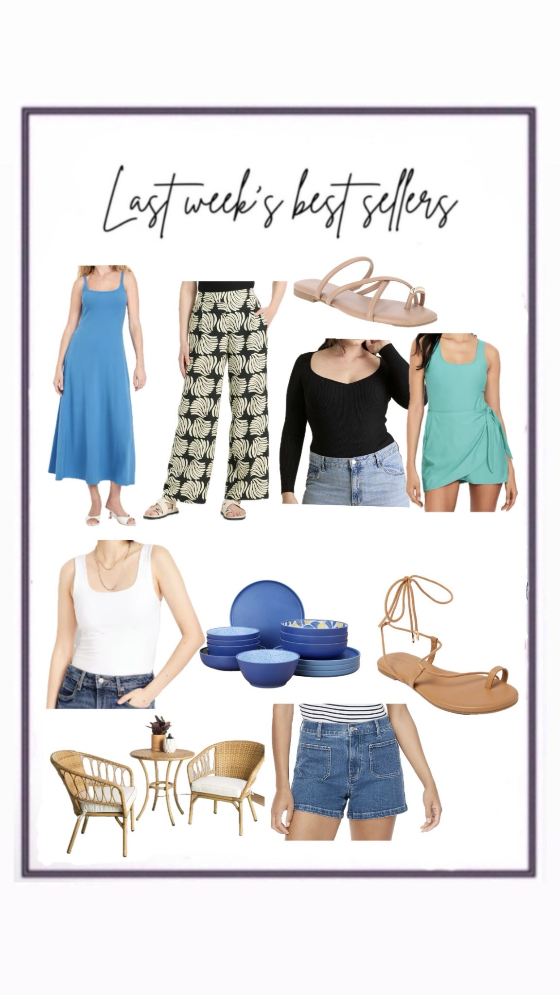 Best sellers for week of 6/16

#LTKSummerEdit 

#LTKFindsUnder50 #LTKSaleAlert