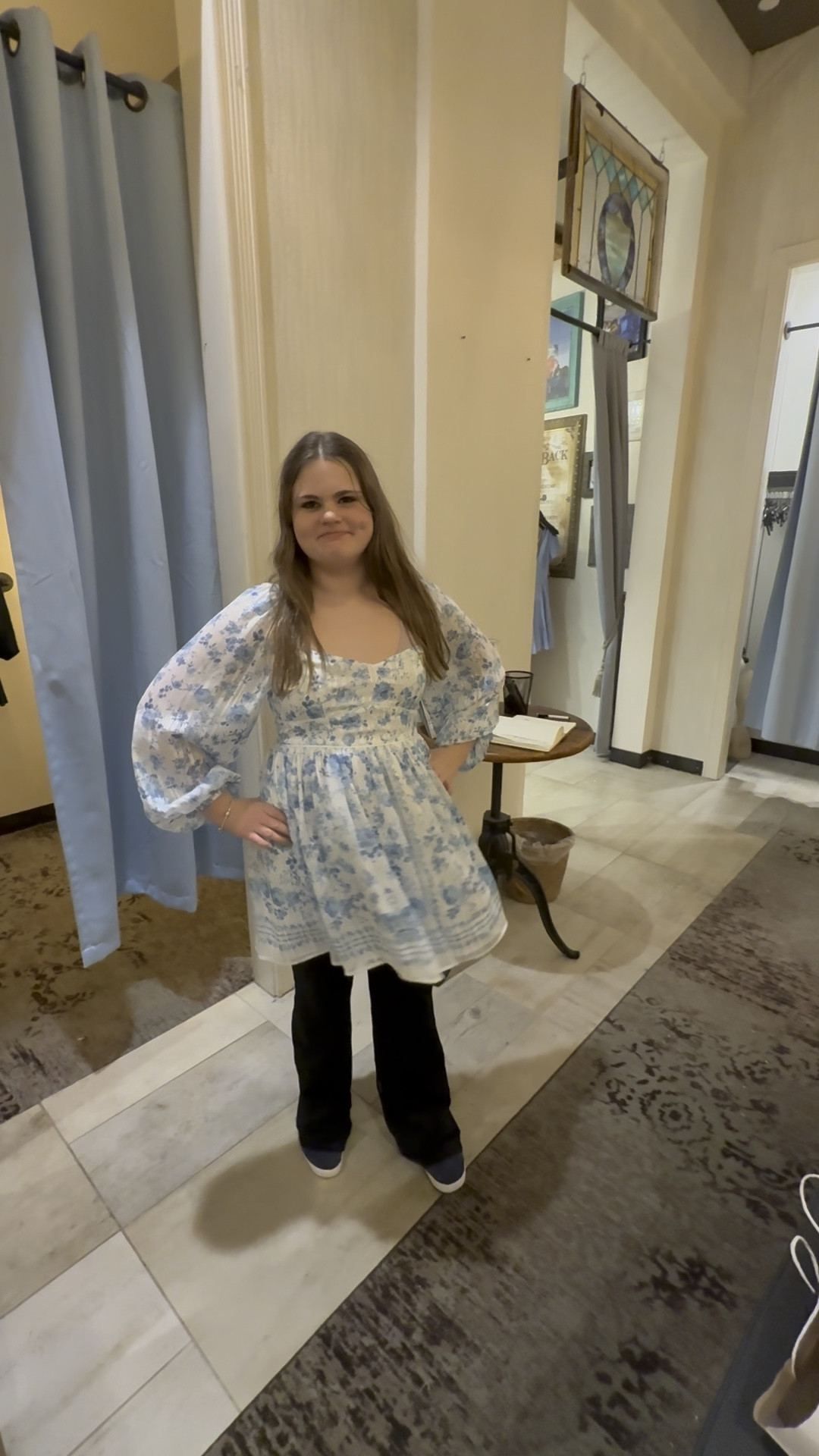 Grace is 13 trying on dresses for school dance 

#LTKKids #LTKFamily