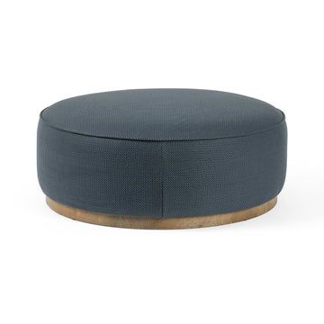Sinclair Large Round Ottoman in Various Colors | Burke Decor