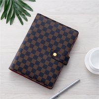 Handmade Luxury A5 Size Checkered & Black Quilted Agenda Planner | 6-Ring Binder Journal Diary Notep | Etsy (US)