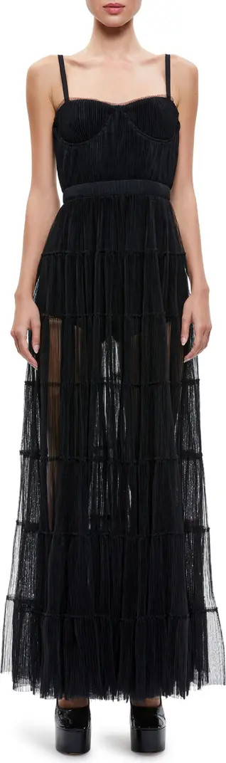 Alice + Olivia Deena Pleated Maxi Dress | Nordstrom | Nordstrom