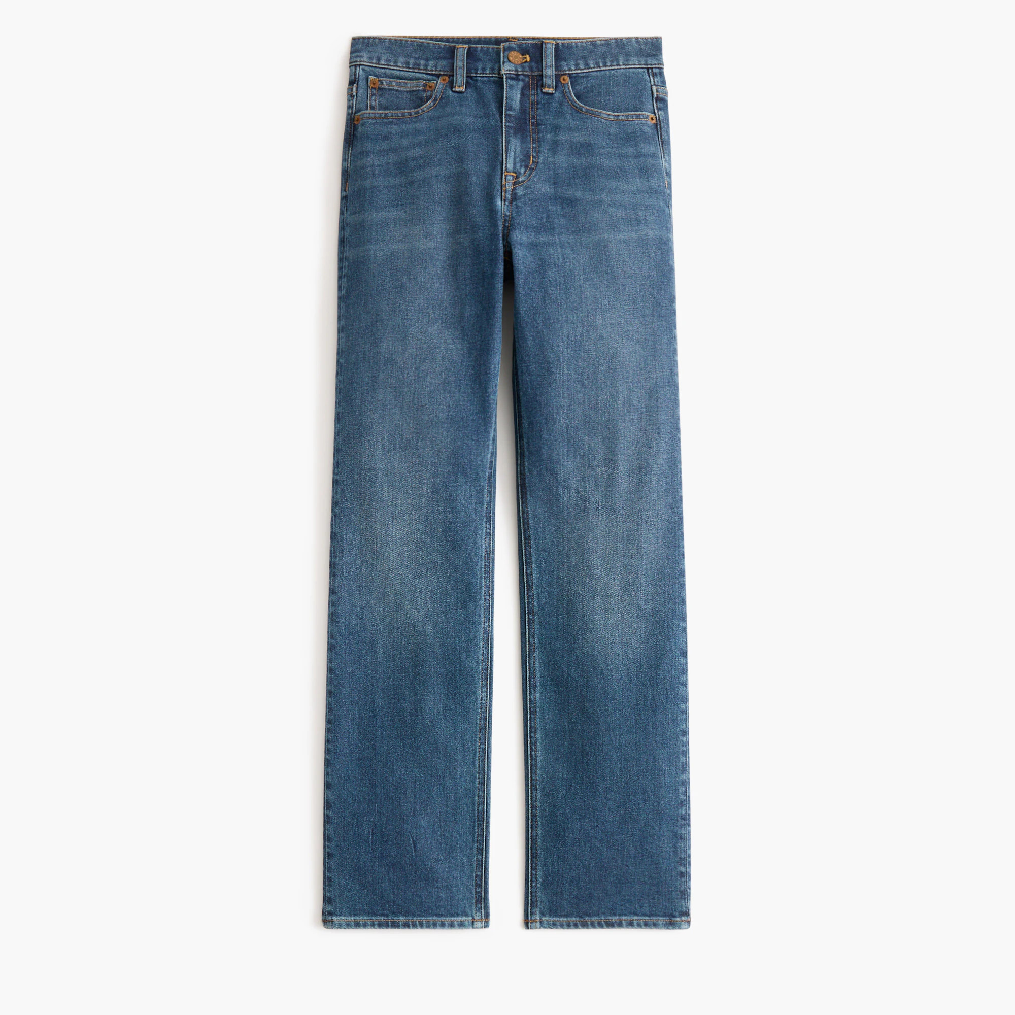 Mid-rise straight jean in all-day stretch | J.Crew Factory