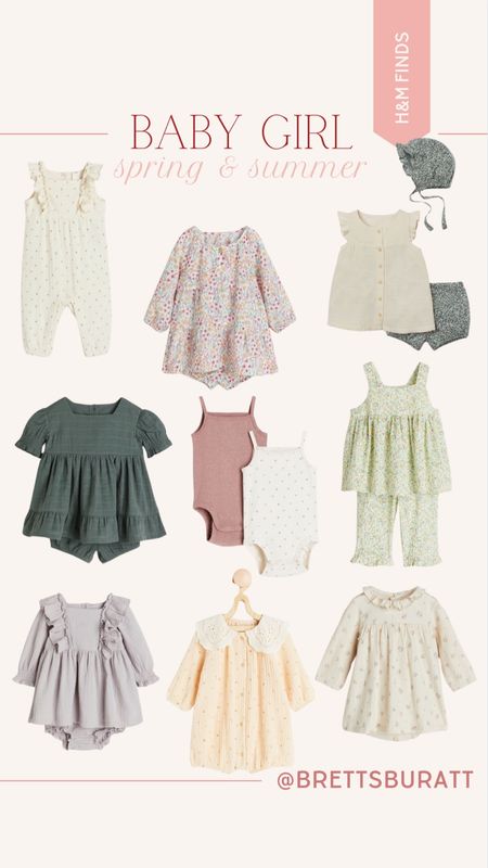 Baby and toddler girl summer and spring finds || ootd, baby clothes, H&M finds 

#LTKkids #LTKbaby #LTKstyletip