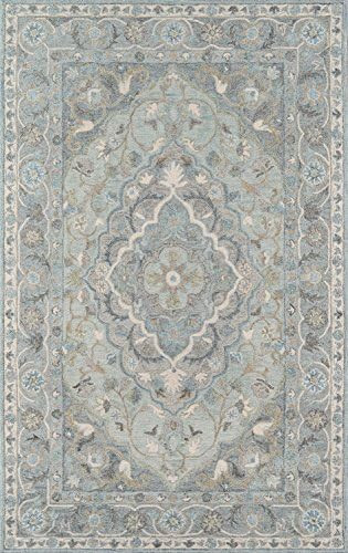 Momeni TANGITAN33BLU5080 Tangier Area Rug, 5' X 8', Blue | Amazon (US)