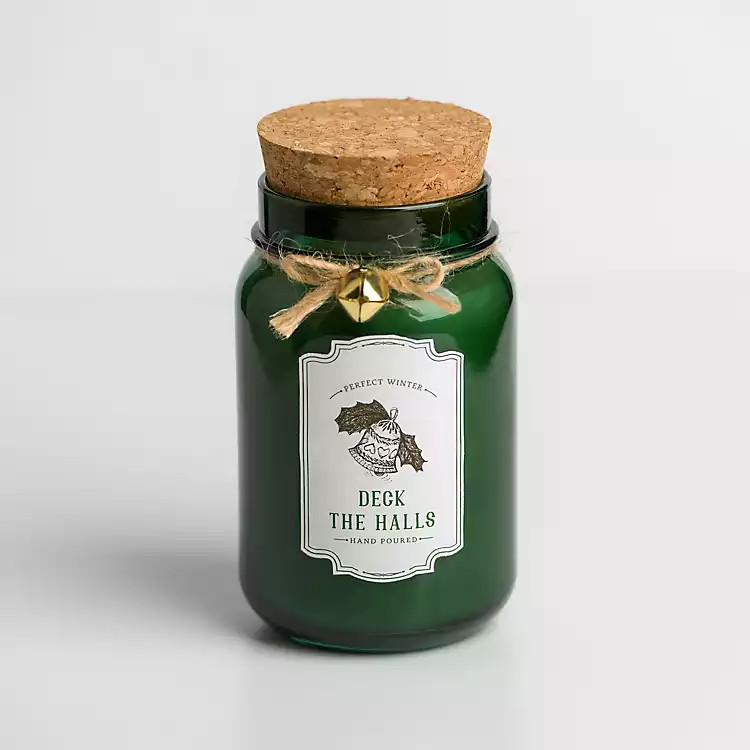 Deck the Halls Single Wick Mason Jar Candle | Kirkland's Home