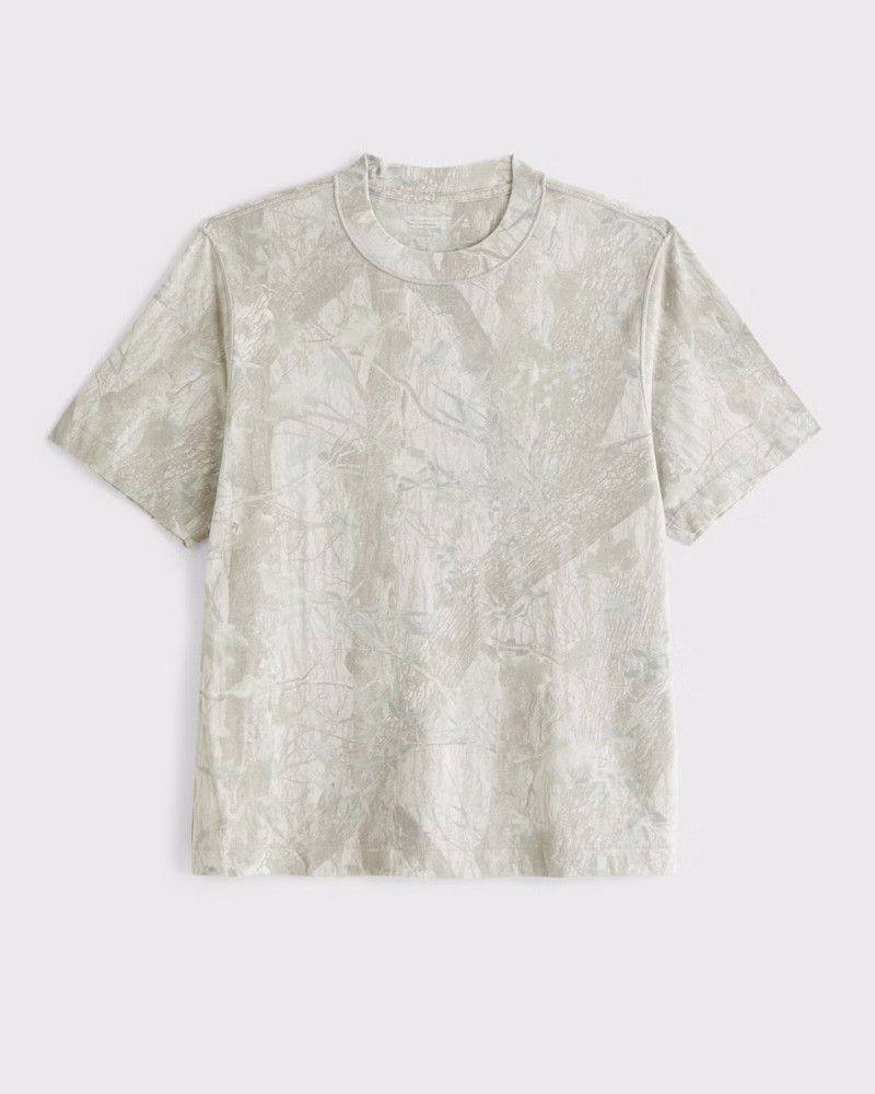 Abercrombie & Fitch Men's Vintage-Inspired Tee in Taupe Camo - Size XXL TALL | Abercrombie & Fitch (US)