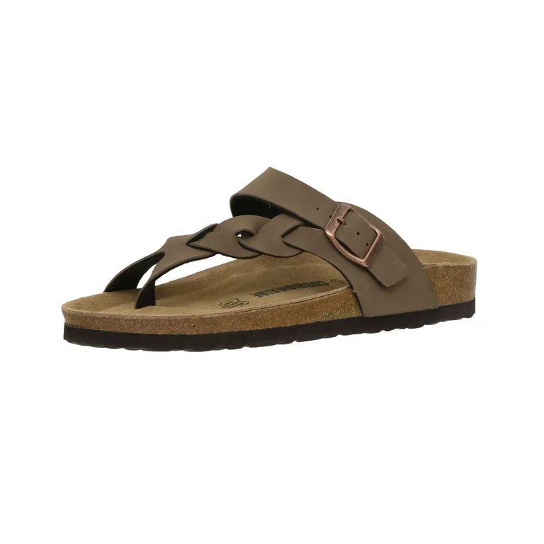 Women's Cushionaire Libby Cork Footbed Sandal with +Comfort | Walmart (US)