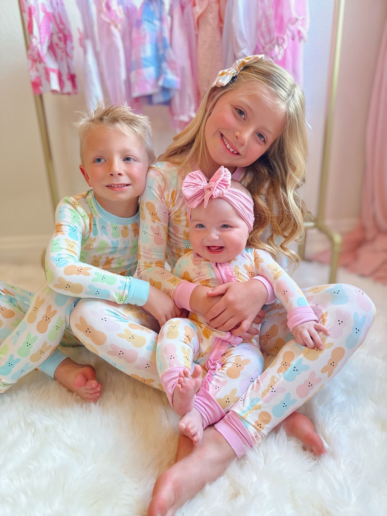 Some-bunny pinch me… my mama heart’s bursting! 🐰🐰🐰 These three are everything I could’ve ever dreamed of!!! So grateful for my sweet little blessings! 

#LTKBaby #LTKKids #LTKFamily