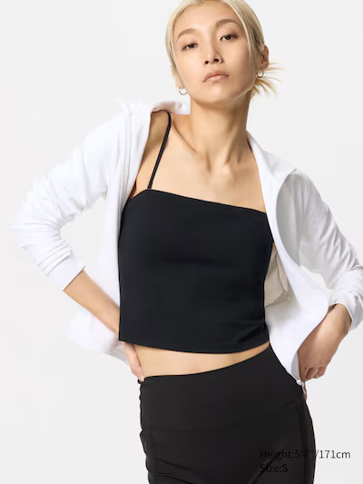 AIRism Cotton Cropped Tube Bra TopColor: 09 BLACKSize: WOMEN MXSSMLXLXXLCheck my sizeGet help wit... | UNIQLO (US)