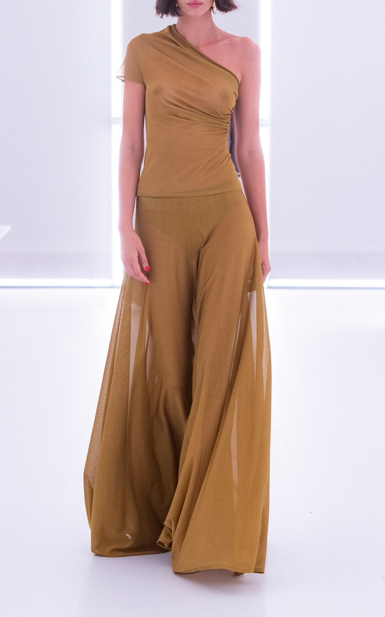 The Lucy Sheer Knit Maxi Skirt | Moda Operandi (Global)