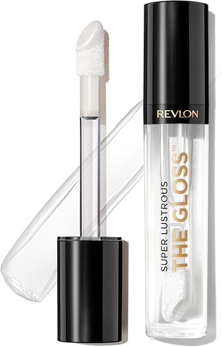 Revlon Super Lustrous Lip Gloss, Non-Sticky, Hydrating, High Shine Finish, 200 Crystal Clear, 0.1... | Amazon (US)