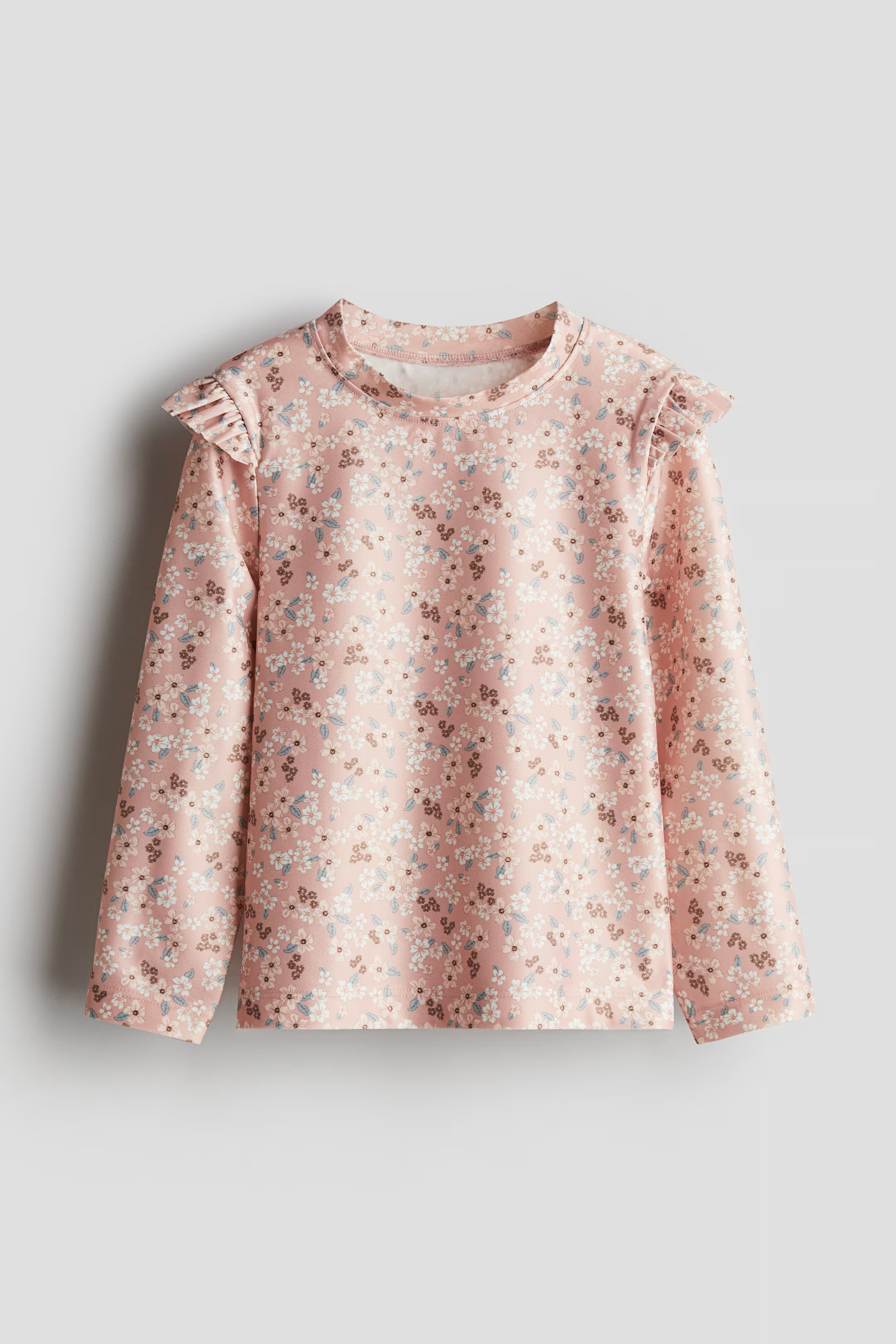 Ruffle-Trimmed Swim Top UPF 50 | H&M (US + CA)