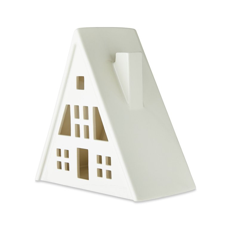 My Texas House, White Large A-Frame Ceramic House, 8 inch | Walmart (US)
