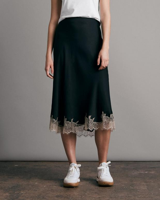 Jaci Lace Midi Skirt | rag + bone