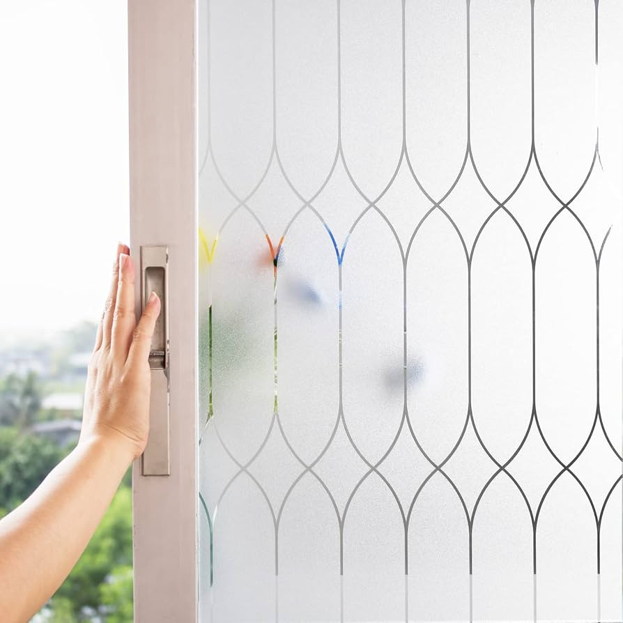 Window Privacy Film, Decorative Window Clings for Glass Door Window Tint Home Window Coverings De... | Amazon (US)