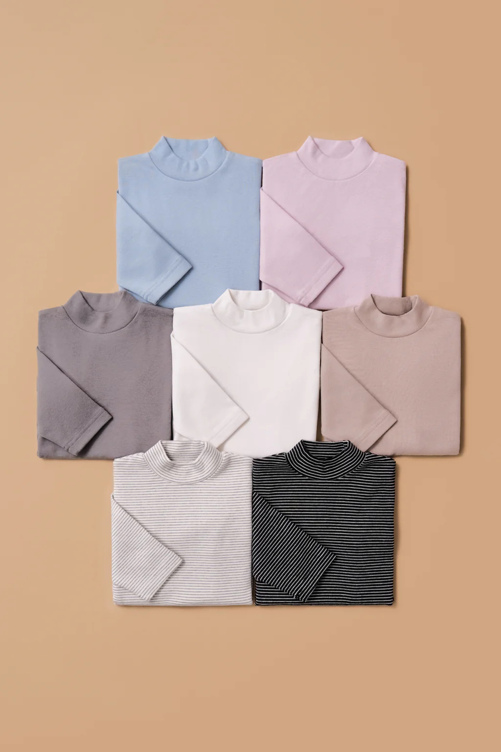 Modal Mock Neck T-shirt (1-6Y) | Konny Baby