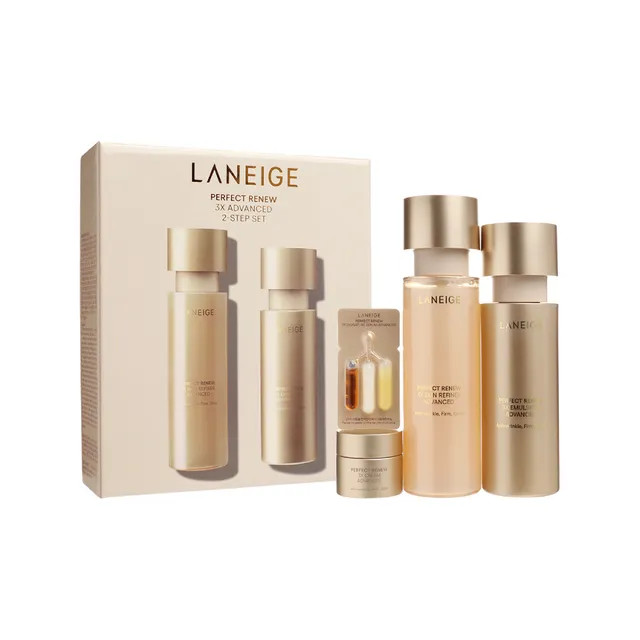 LANEIGE - Perfect Renew 3X Advanced 2-Step Set | YesStyle.com