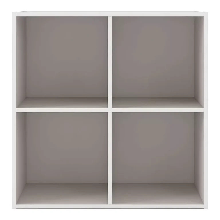 24"  Modern 4 Cube Stackable and Modular Bookcase -Color
：Greige | Walmart (US)