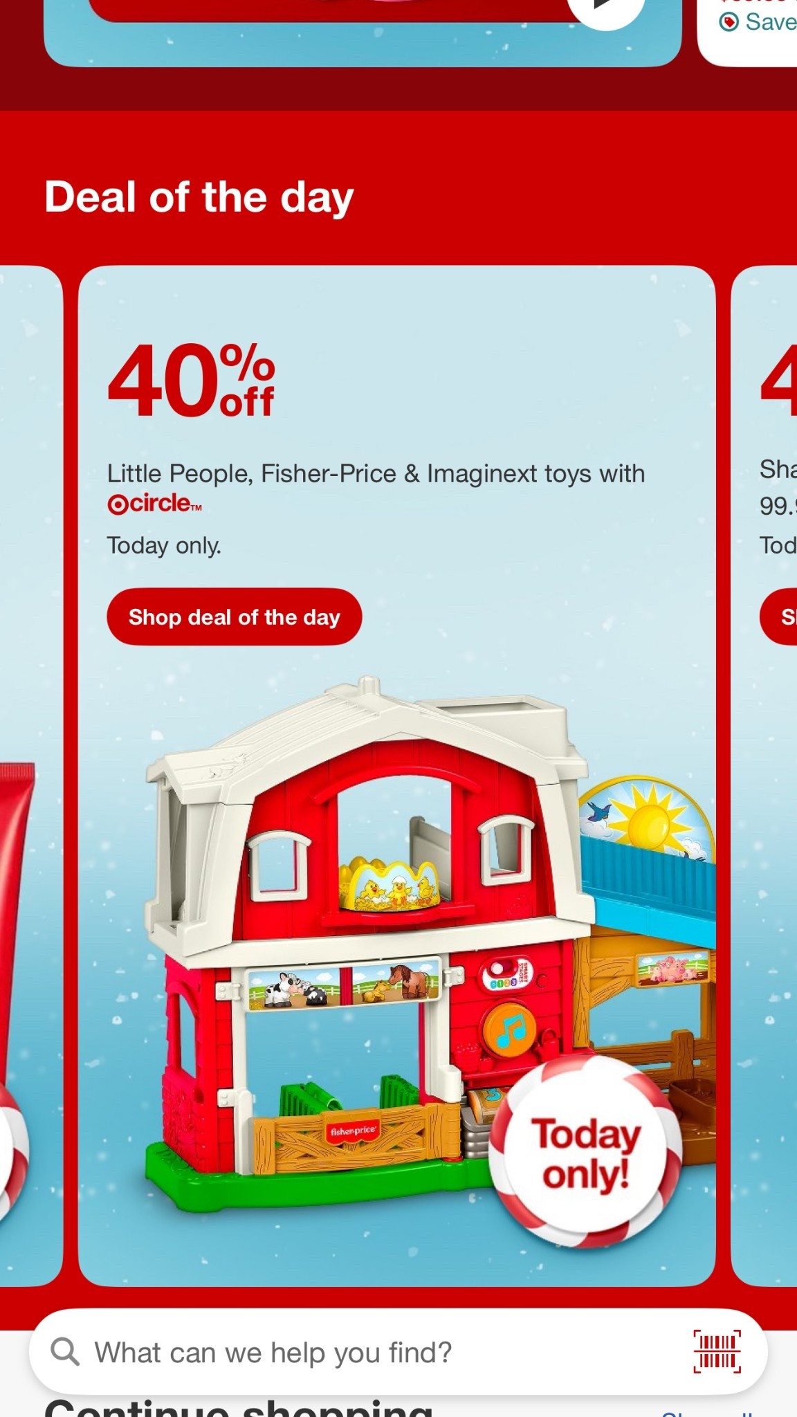 For the moms still getting some Christmas gifts for the babies, target is 40% fisher price today only! Just grabbed a couple things for my 1 year old! 

#LTKBaby #LTKGiftGuide #LTKmomlife