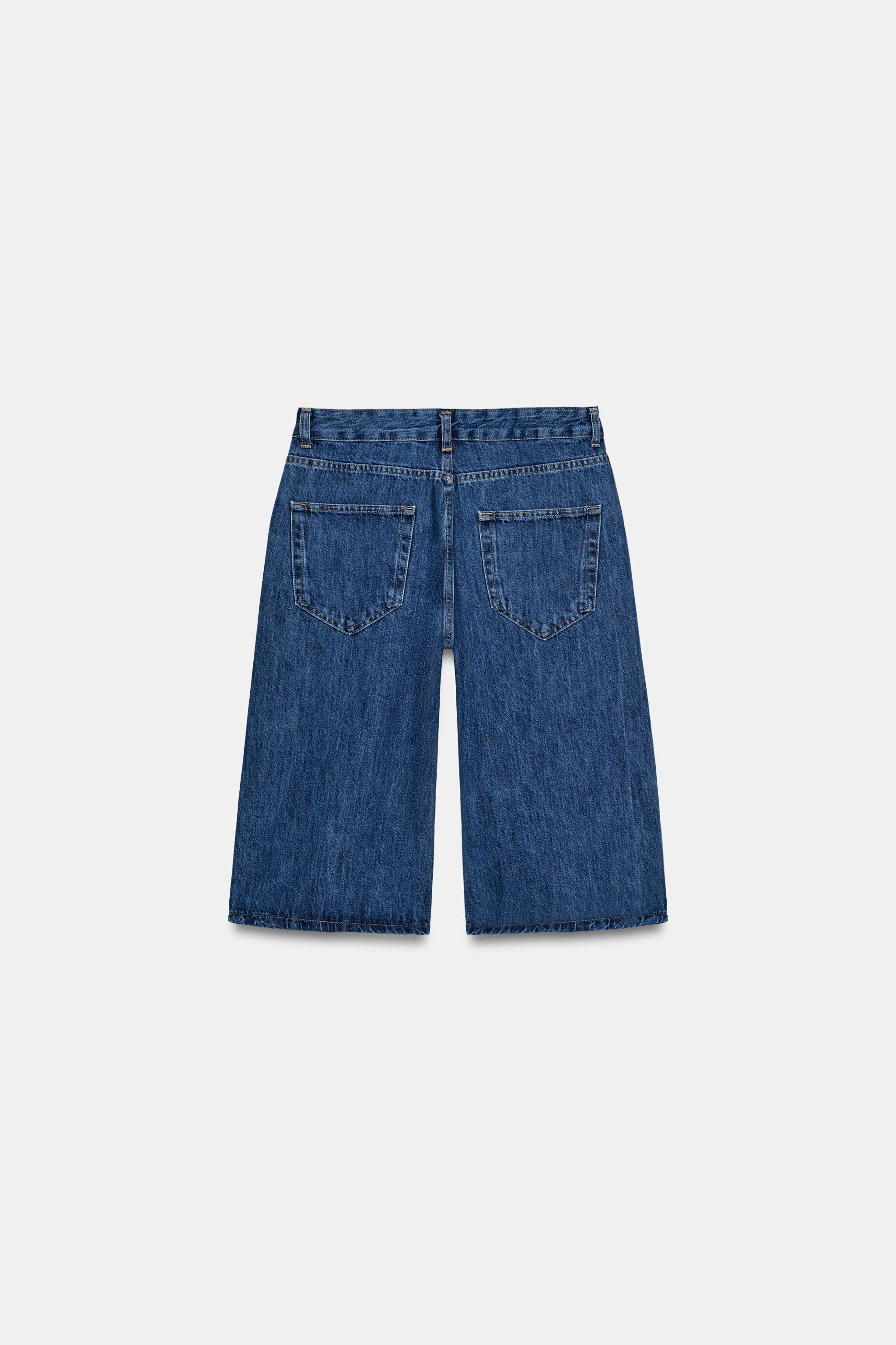 MID-RISE - REGULAR FIT - STRAIGHT LEGZARA WOMAN COLLECTIONMid-rise shorts with belt loops at the ... | Zara US