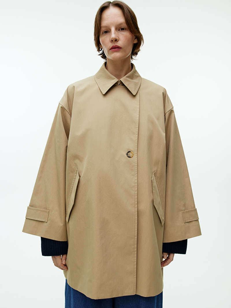 Oversized Cotton Coat | ARKET (US&UK)