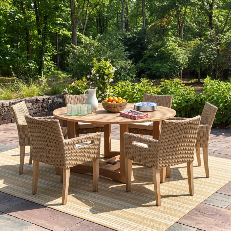 Imagine slow Sunday brunches outside ☀️ fresh coffee, laughter, and a beautiful Birchlane dining setup bringing it all together ✨ Your outdoor space deserves this kind of magic 💫 #OutdoorDining #BrunchVibes #PatioInspo #BackyardGoals #SummerHosting #LTKFinds #HomeInspo 

 #LTKSeasonal #LTKHome #LTKSaleAlert