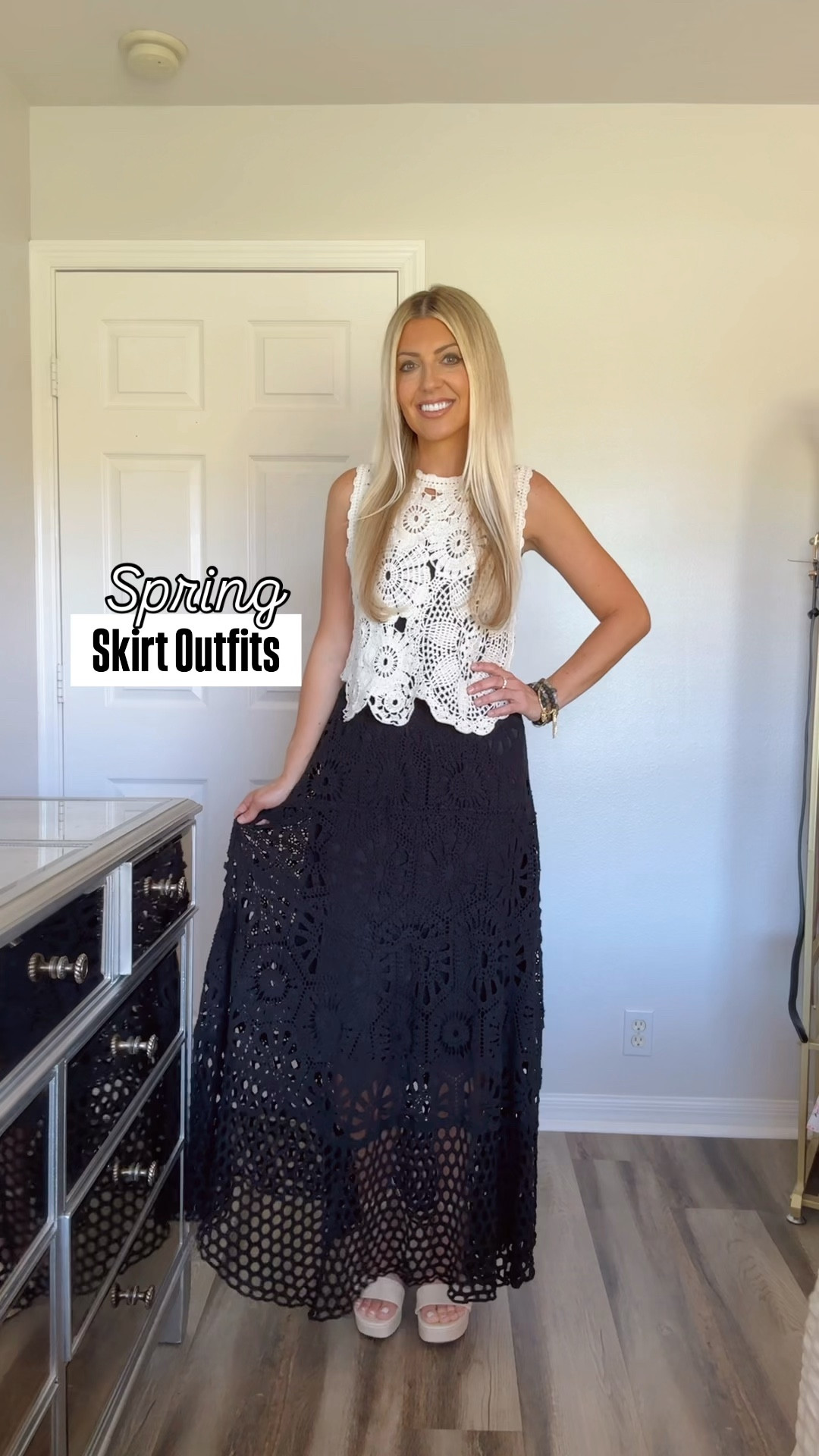 2 skirt outfits for Spring! Perfect for church! 
Discount code: Kaleigh15 @chicwish

Crochet skirt / Mother’s Day outfit / church outfit / spring fashion / boho style / maxi skirt / spring outfit inspo / boho fashion / church style / spring accessories  / spring purse 

#springfashion #bohostyle #springoutfit #bohochic #churchoutfit

#LTKootd #LTKmomlife #LTKMothersDay