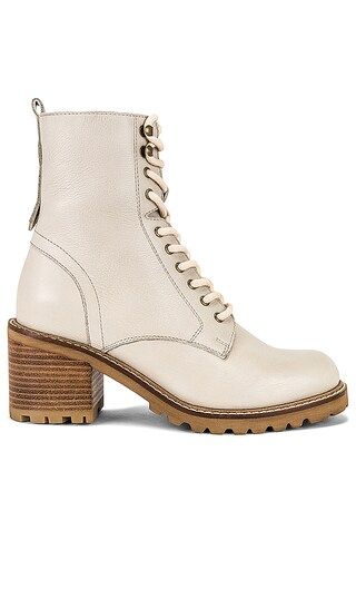 Irresistible Bootie in Off White Leather & Natural Bottom | Revolve Clothing (Global)