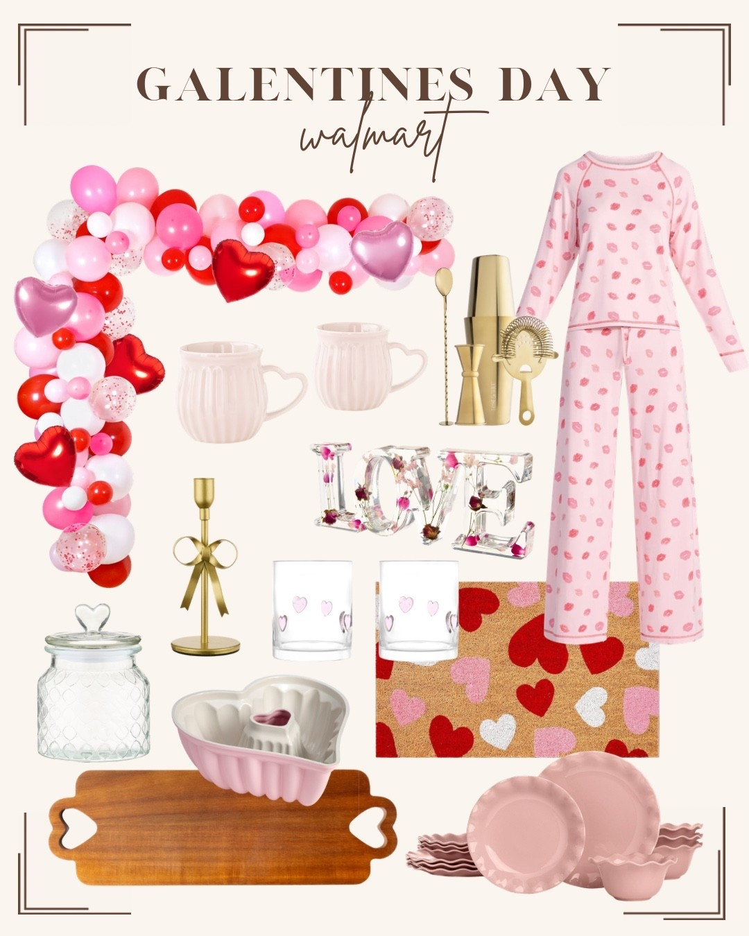 Hosting finds for your galentines / Valentine’s Day party. Everything is from Walmart! 

#LTKFindsUnder50