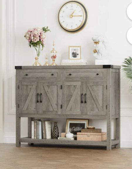 Love this gray piece of furniture great for dining room or living room. 

#furniture

#LTKhome
