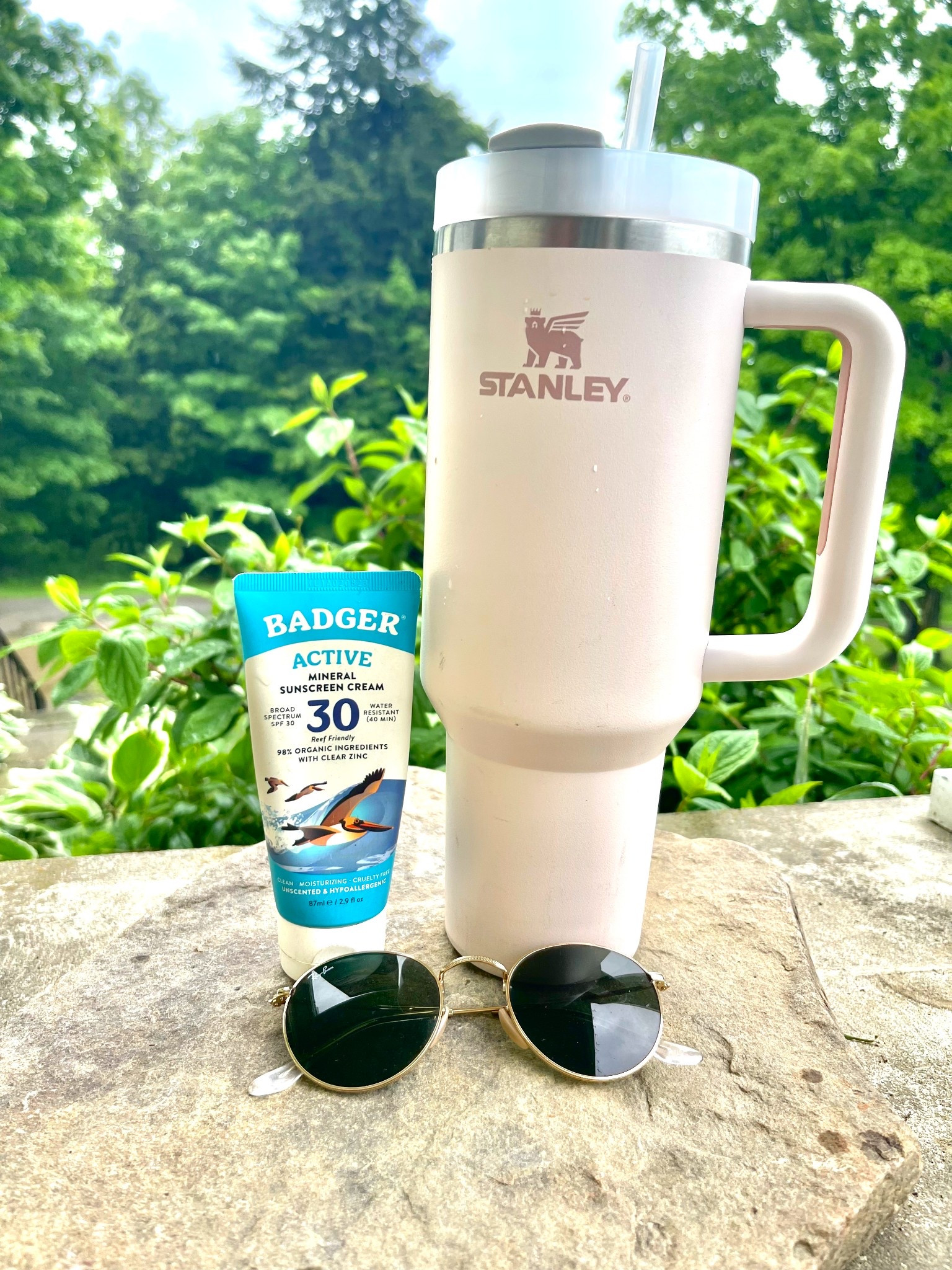 Sale Alert on these Summer essentials🌞 this organic mineral sunscreen cream is a must! From keeping us safe from the rays in Mexico to helping protect our skin working in the garden this sunscreen does it all! And as always some good cold H2O💧 I have never seen a better jug for holding ice to keep your drink cold even out in the heat! 

#LTKSaleAlert #LTKSummerEdit #LTKFindsUnder50