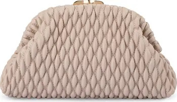 Olga Berg Paige Textured Faux Leather Frame Clutch | Nordstrom | Nordstrom