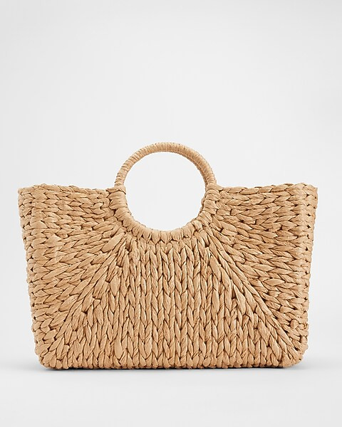 Woven Ring Strap Tote Bag | Express