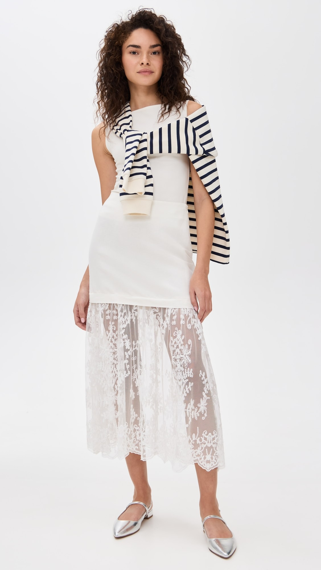 Sea Marja Embroidery Mesh Combo Skirt | Shopbop | Shopbop