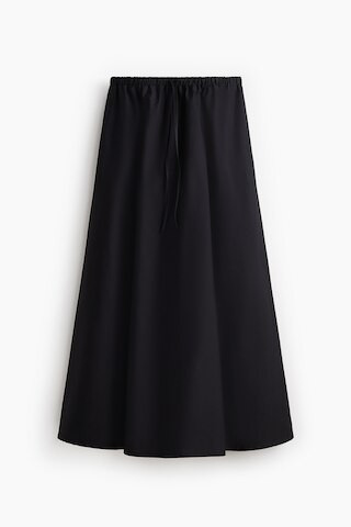 H & M - Maxirock aus Baumwollpopeline - Schwarz | H&M (DE, AT, CH, NL, FI)