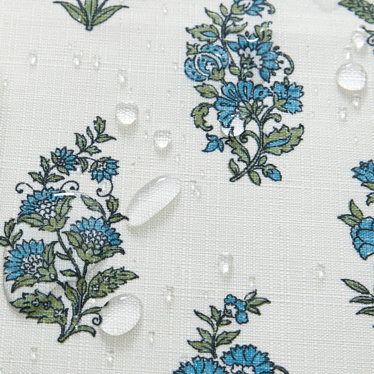Tropez Block Print Geometric Stain & Water Resistant Polyester Rectangle Tablecloth | Wayfair North America