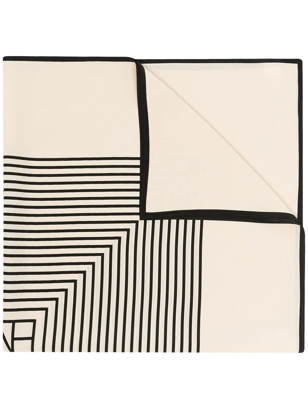 TOTEME Stripe Print Scarf - Farfetch | Farfetch Global