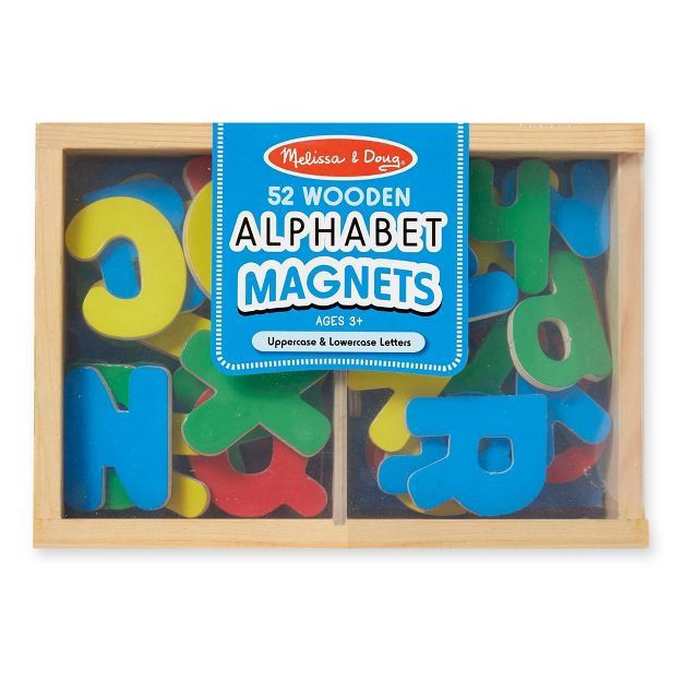 Melissa & Doug Magnetic Wooden Alphabet | Target