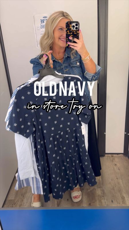 Old Navy try on!
Dresses are 50% off today only!
Everything else is 40% off!
I’m in size small in all dresses and tops 
I’m in size 6 in the denim shorts 
Everything runs true to size 


#LTKstyletip #LTKfindsunder50 #LTKsalealert