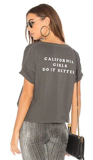 AMUSE SOCIETY Sunset Riders Tee in Charcoal | Revolve Clothing