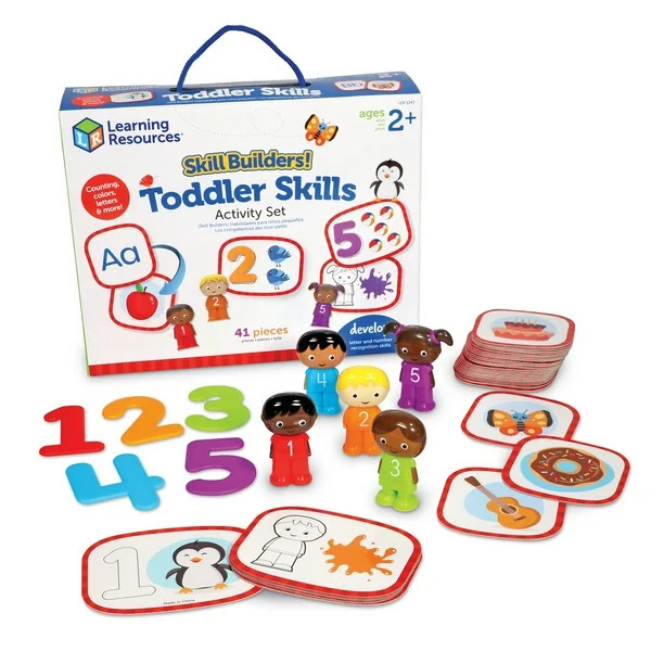 Learning Resources Skill Builders! Toddler Skills - 41 Piece Set, Boys and Girls Ages 2+ Toddler ... | Walmart (US)