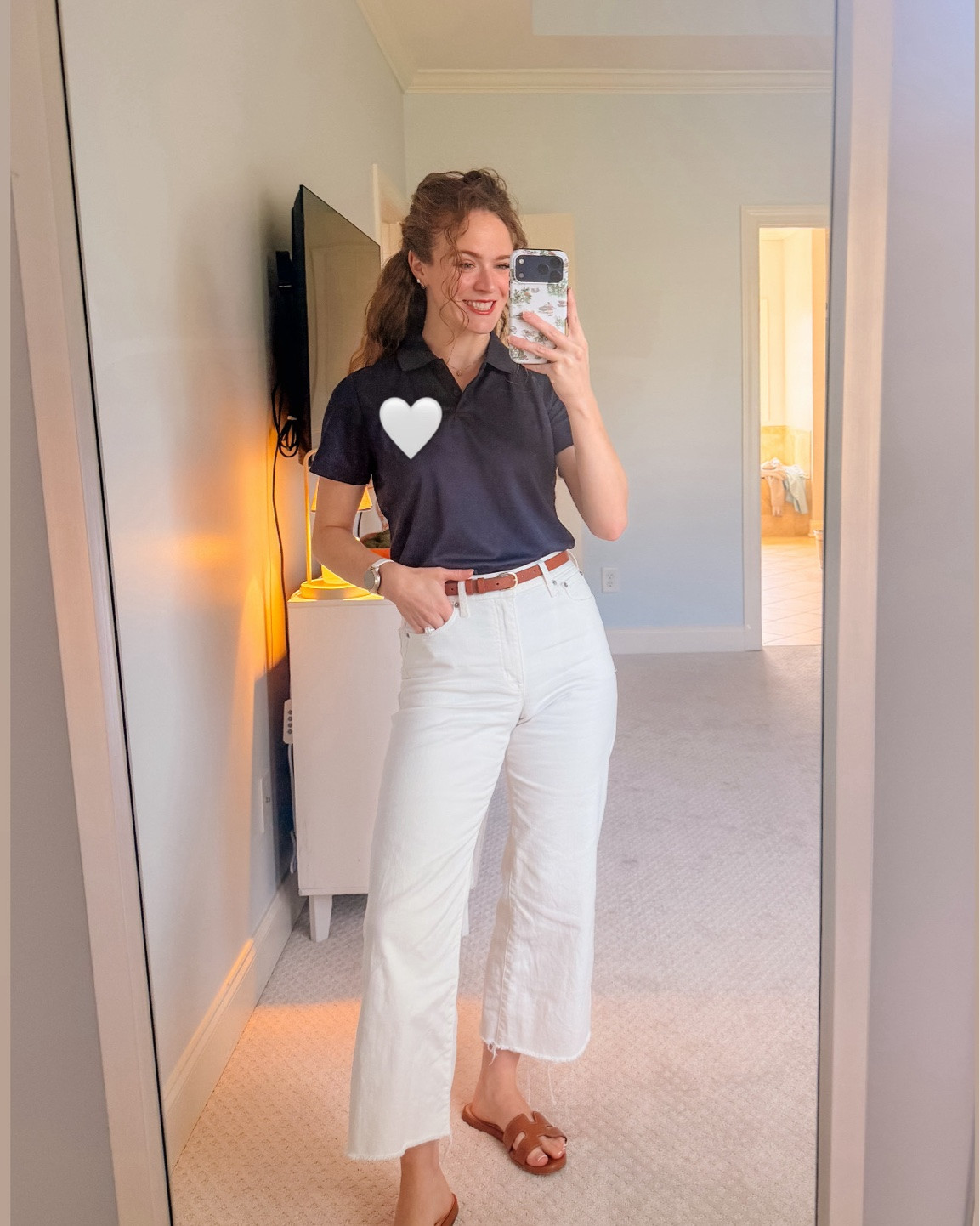 Who says a work polo can’t be chic?!! I absolutely LOVE getting to attend trade shows with work - you never know who (or what!!) you’ll see!!

#LTKWorkwear #LTKootd