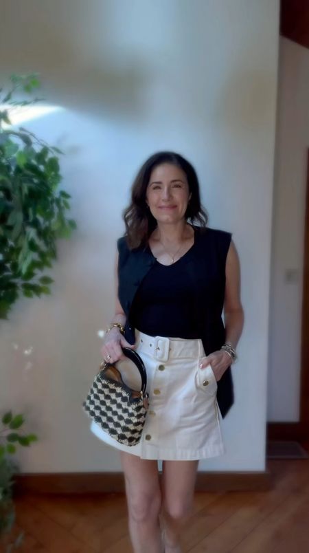 Obsessed with my latest Target finds! 👗 Affordable fashion at any age is totally possible with these pieces. Loving this trendy vest, white denim skirt, and chic bag - all from Target!  #OnTrend #FashionFinds

#LTKFindsUnder50 #LTKStyleTip #LTKWorkwear