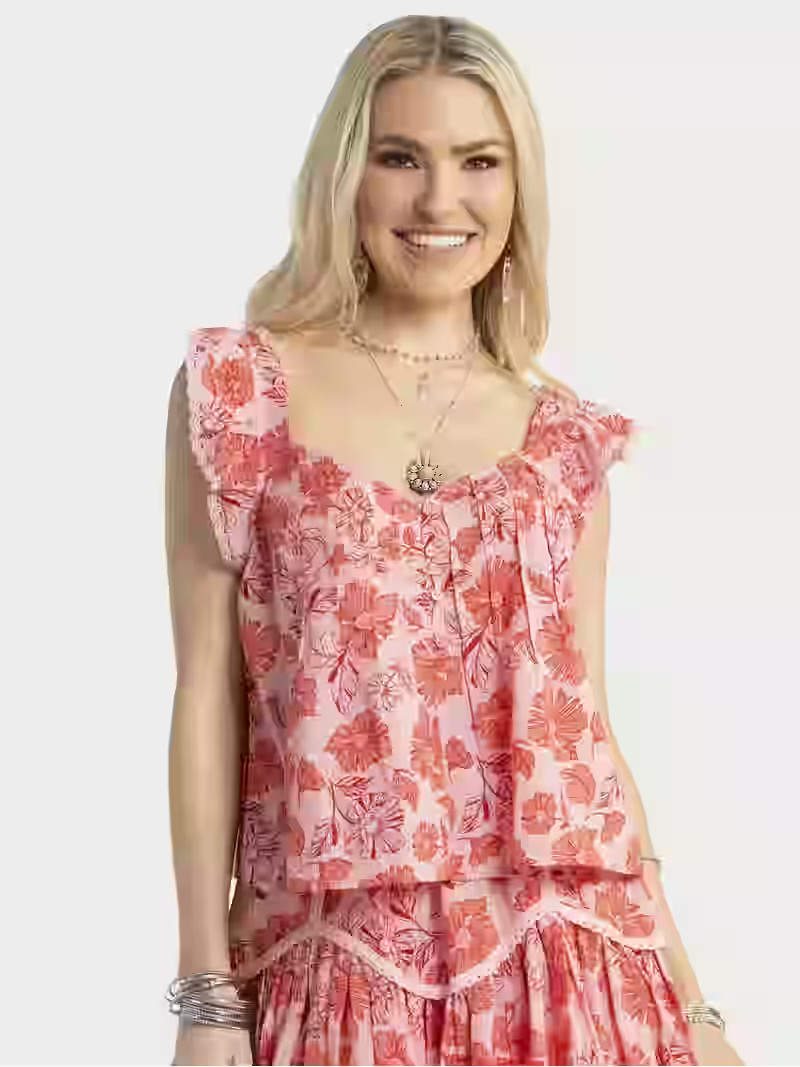 Jessica Simpson Women's Kera Pintuck Blouse, Sizes XS-XL | Walmart (US)