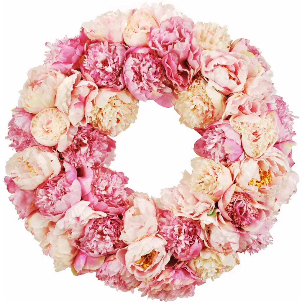 Winward Home Peony Wreath in Pink at Nordstrom | Nordstrom