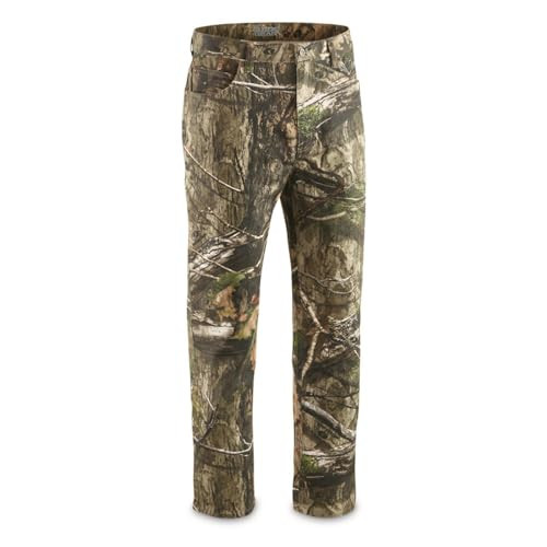 Guide Gear Men’s Cotton Camo Pants, Camouflage Jeans Relaxed Fit for Hunting or Casual Mossy Oak DNA W40 L32 | Amazon (US)