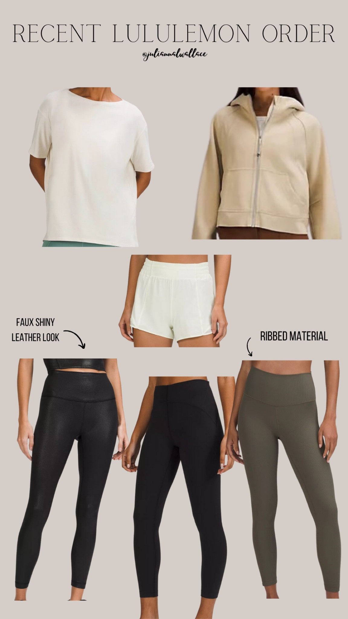 Lululemon haul 
Scuba hoodie 
Ribbed align 
Size 4 in bottoms 
Size xs in hoodie 
Size 2 in tops


#LTKunder100 #LTKfit #LTKFind