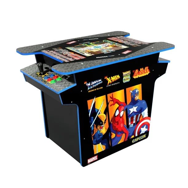 Arcade1UP Marvel vs. Capcom Head-to-Head (H2H) Gaming Table with Lit Deck - Walmart.com | Walmart (US)