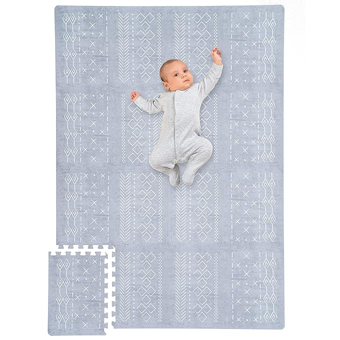 Stylish Baby Play Mat - Soft, Easy to Clean 5.6 x 4 ft. Floor Mat Creates A Safe Play Area for Yo... | Amazon (US)