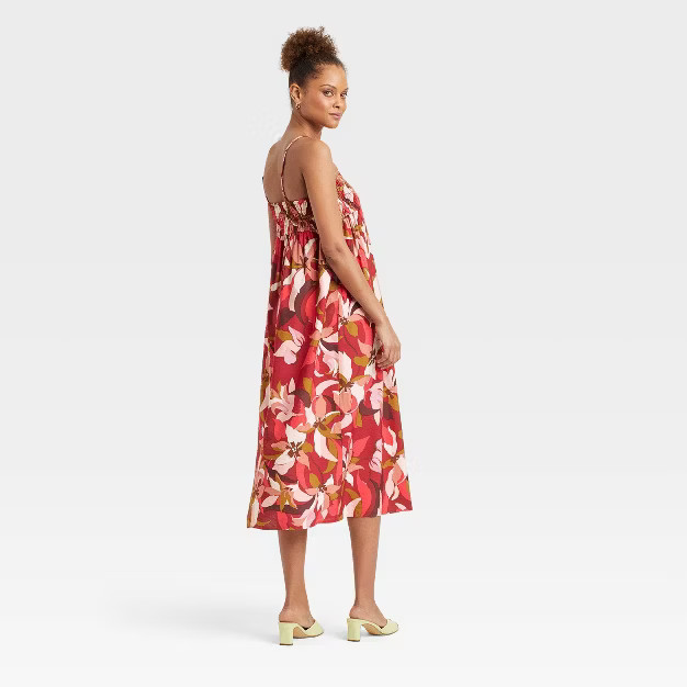 Women's Spaghetti Strap Smocked Dress - A New Day™ | Target